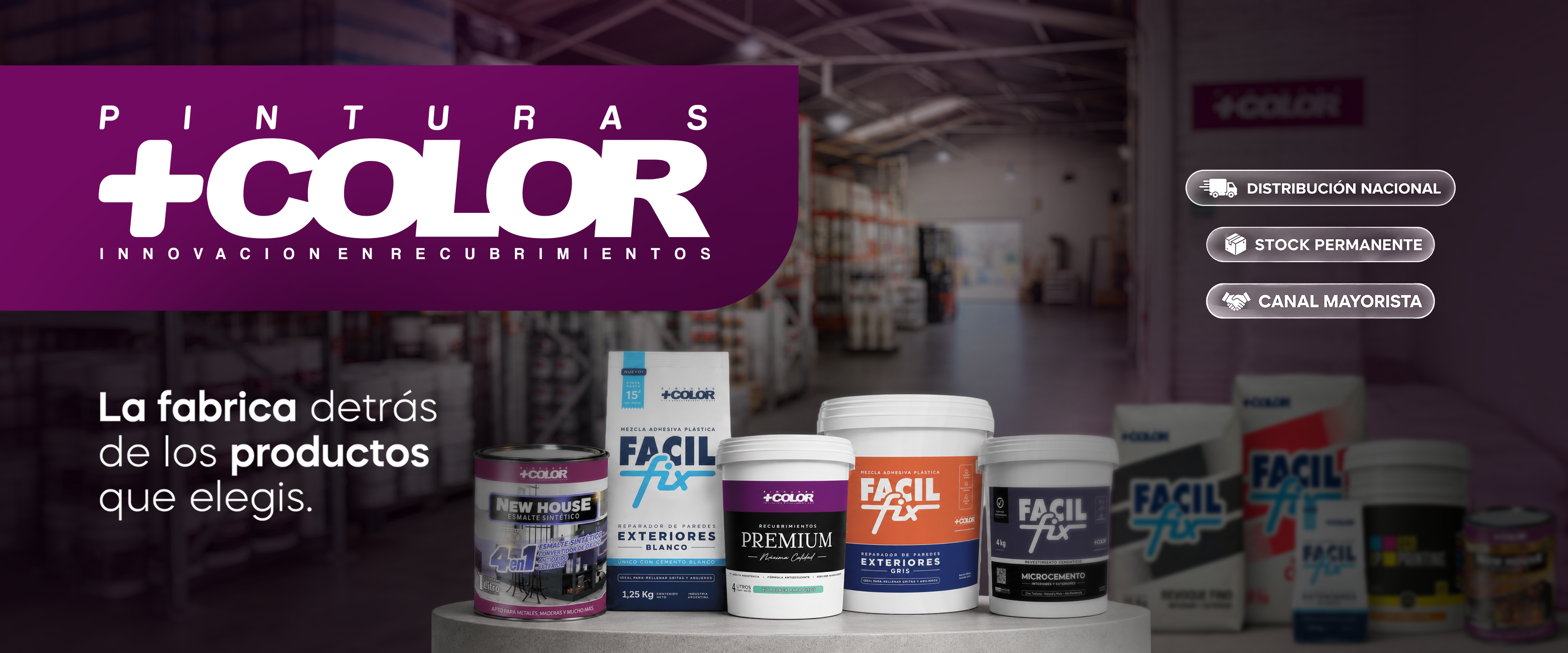 Pinturas +COLOR — La fábrica detrás de los productos que elegís
